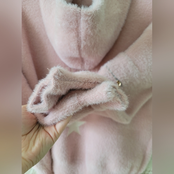 Spring-autumn jacket – sweater – bomber jacket – powder pink - Picture 4 of 8